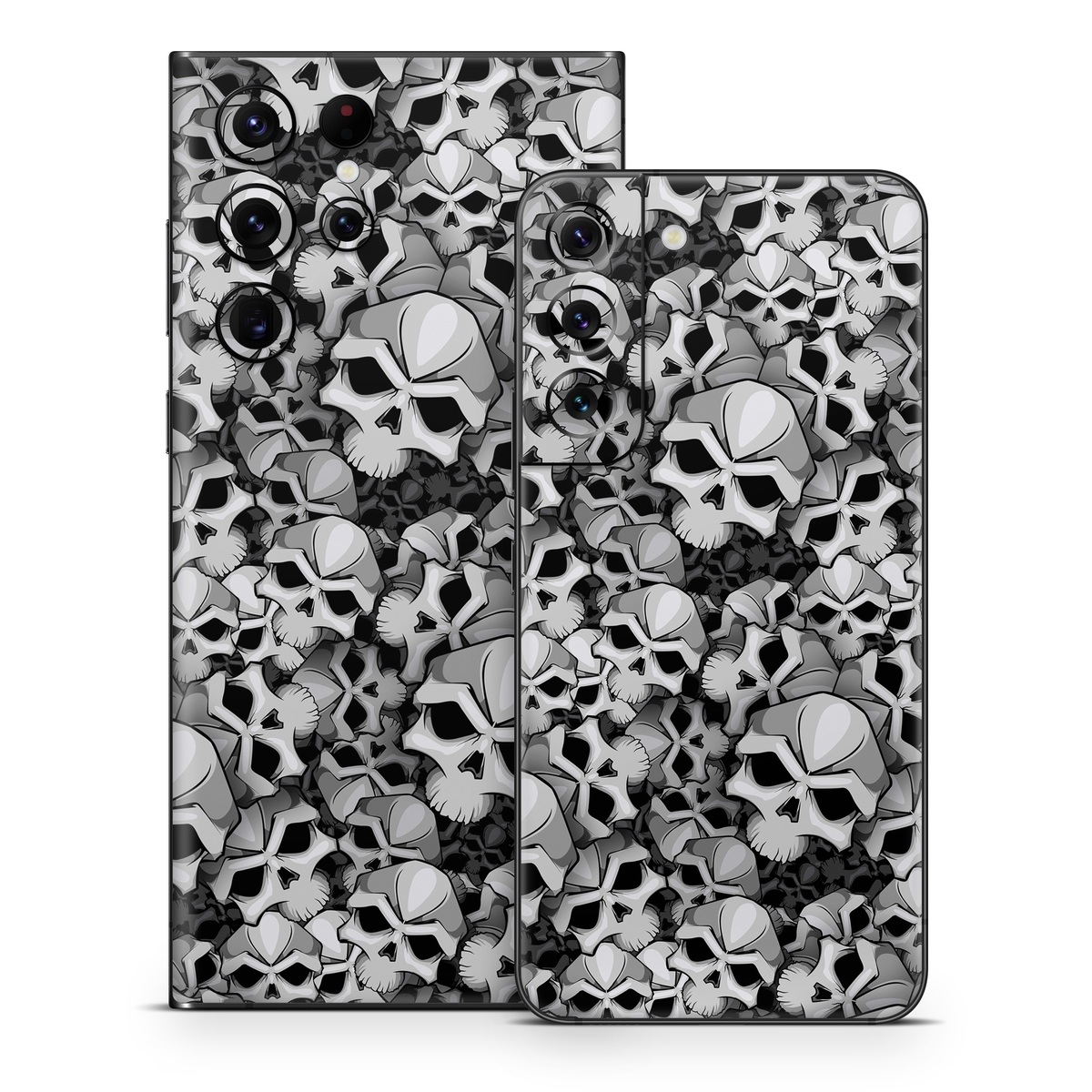 Samsung Galaxy S22 Series Skin design of Pattern, Black-and-white, Monochrome, Ball, Football, Monochrome photography, Design, Font, Stock photography, Photography, with gray, black colors