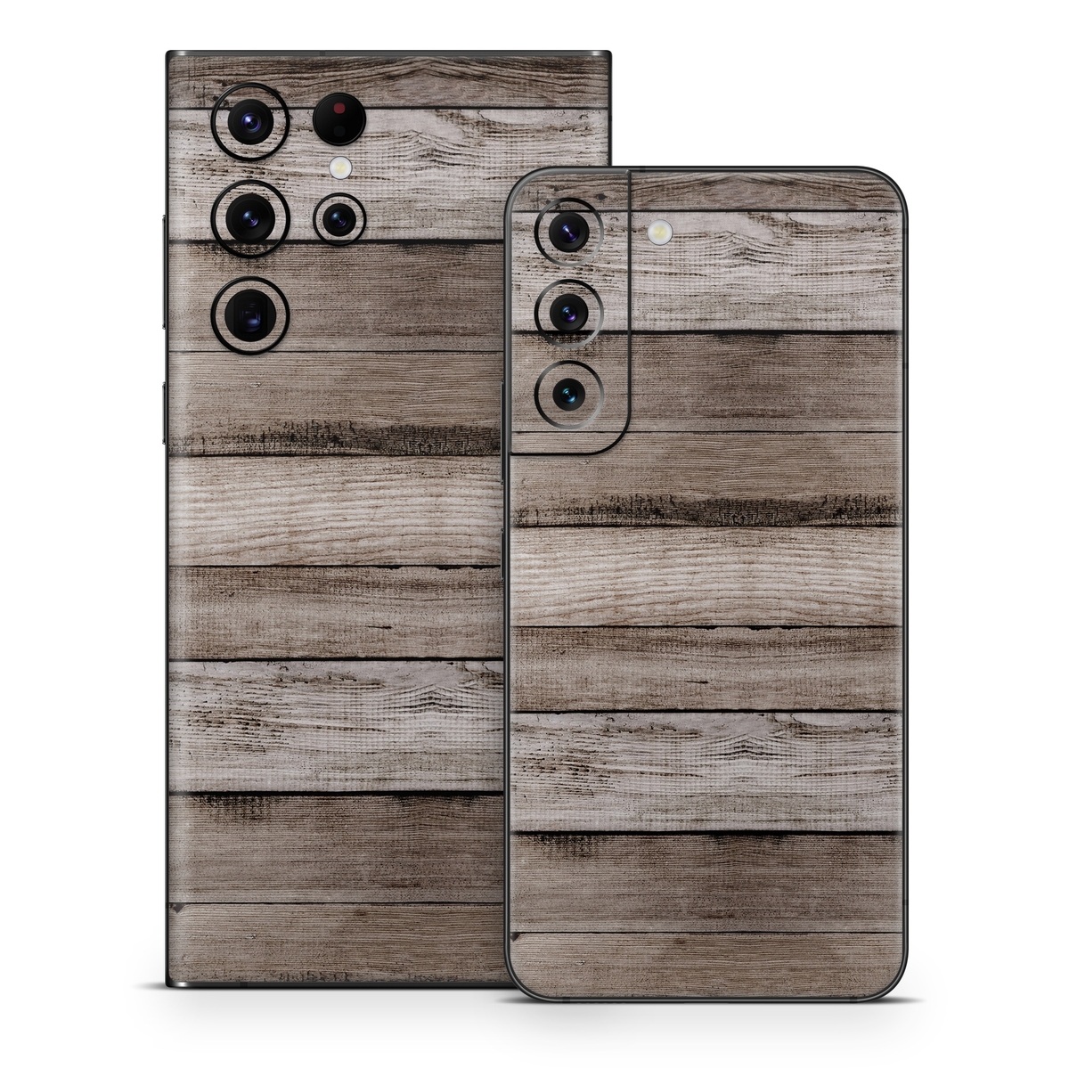 Samsung Galaxy S22 Series Skin design of Wood, Plank, Wood stain, Hardwood, Line, Pattern, Floor, Lumber, Wood flooring, Plywood, with brown, black colors