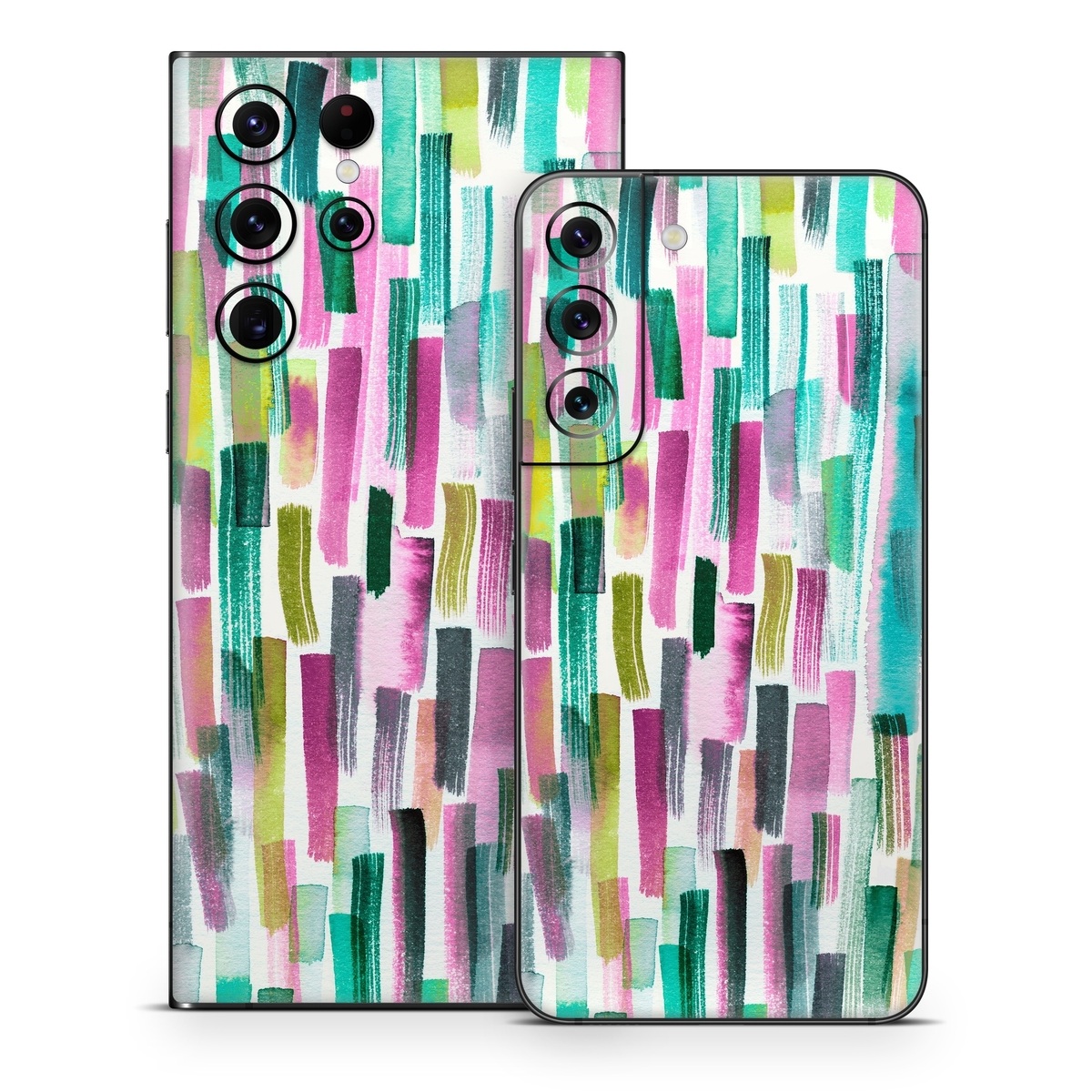 Samsung Galaxy S22 Series Skin design of Line, Turquoise, Pink, Pattern, Design, Magenta, Colorfulness, with white, green, blue, pink, purple, black, blue colors