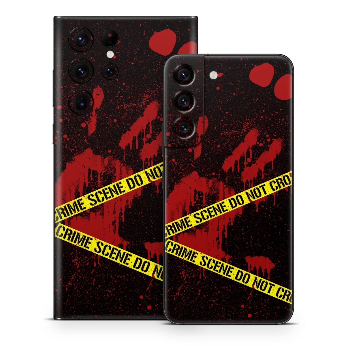Samsung Galaxy S22 Series Skin design of Red, Black, Font, Text, Logo, Graphics, Graphic design, Room, Carmine, Fictional character, with black, red, green colors