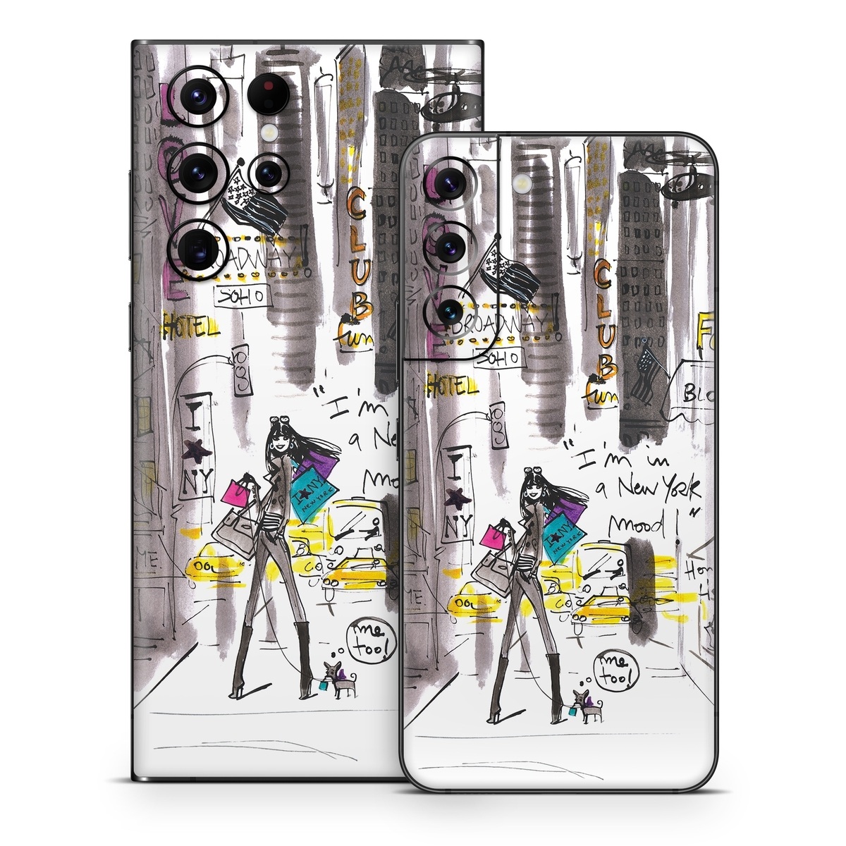 Samsung Galaxy S22 Series Skin design of Drawing, Sketch, Fictional character, Graphic design, Illustration, Art, with gray, white, black, red, green colors