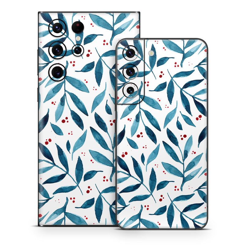 Samsung Galaxy S22 Series Skin design of White, Azure, Textile, Art, Aqua, Material property, Symmetry, Creative arts, Pattern, Electric blue, with white, blue, red colors