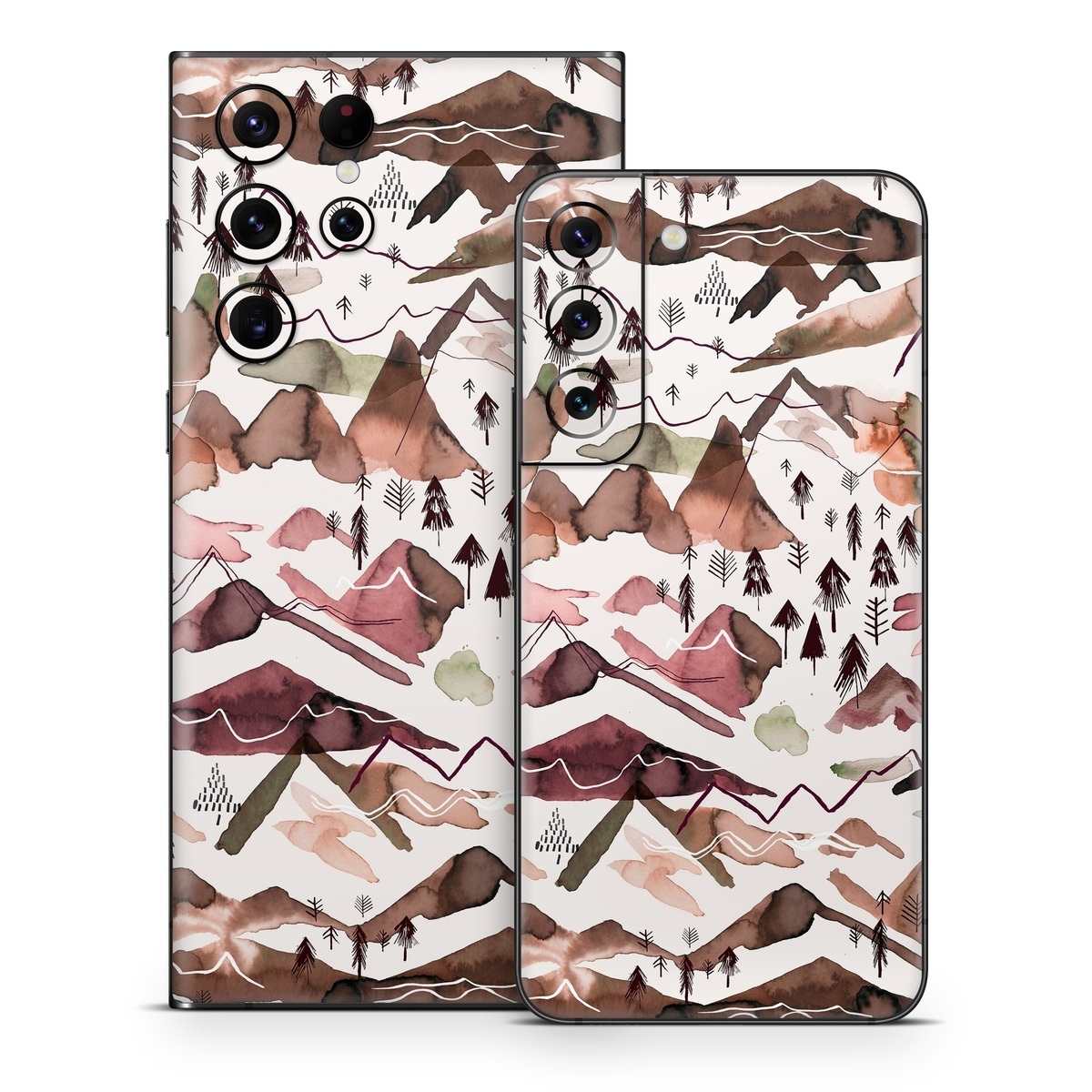Samsung Galaxy S22 Series Skin design of Pattern, Design, Leaf, Camouflage, Military camouflage, Illustration, Art, with white, red, black, gray colors