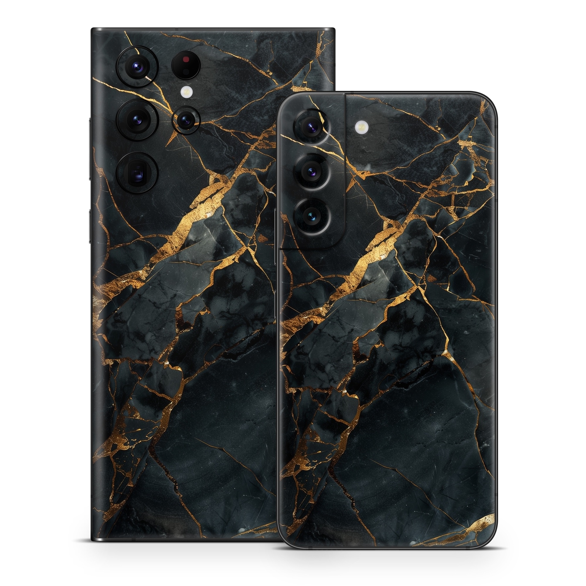 Samsung Galaxy S22 Series Skin design of Atmosphere, Twig, World, Branch, Vegetation, Wood, Rectangle, Landscape, Slope, Geological phenomenon, with black, brown, yellow, gray, white colors