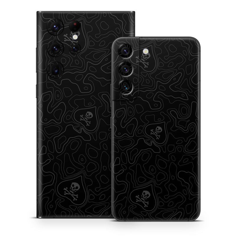 Samsung Galaxy S22 Series Skin design of Art, Pattern, Rectangle, Circle, Visual arts, Font, Monochrome, Electric blue, Event, Wallpaper, with black, gray colors