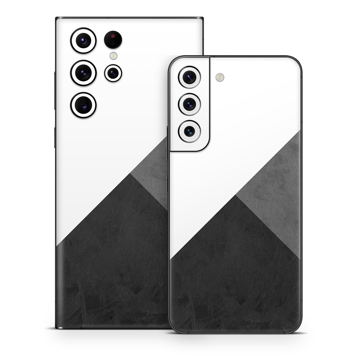 Samsung Galaxy S22 Series Skin design of Black, White, Black-and-white, Line, Grey, Architecture, Monochrome, Triangle, Monochrome photography, Pattern, with white, black, gray colors