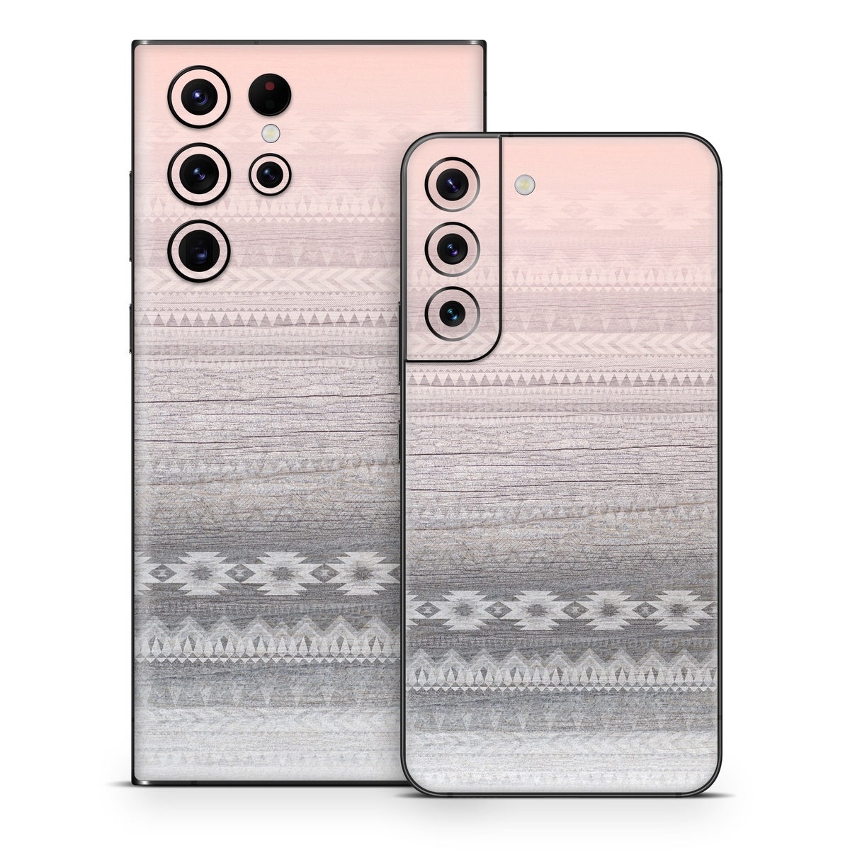 Samsung Galaxy S22 Series Skin design of White, Beige, Textile, Pattern, Lace, Tablecloth, Linen, Linens, with pink, white, gray colors