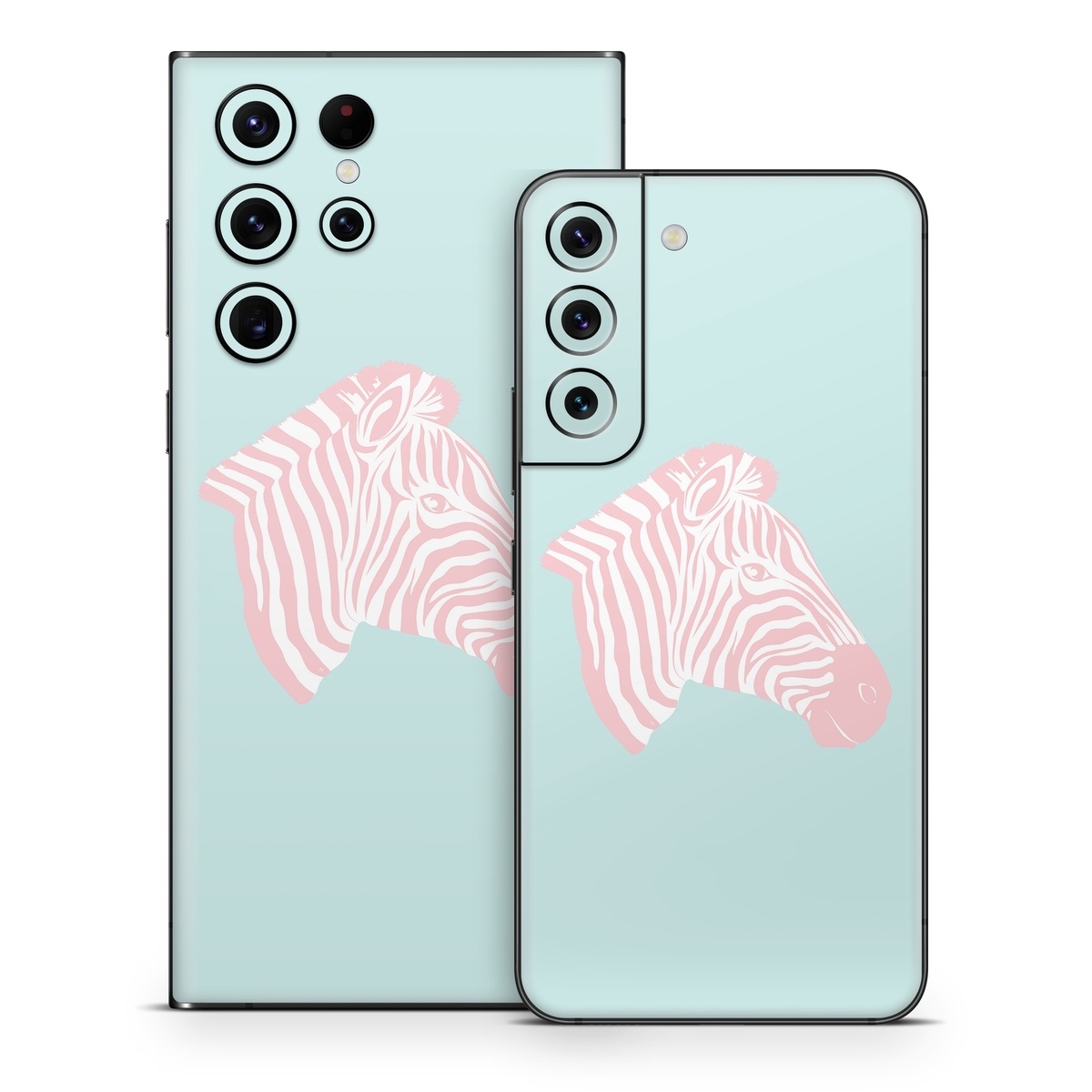 Samsung Galaxy S22 Series Skin design of Sleeve, Fin, Art, Terrestrial animal, Snout, Painting, Fish, Marine biology, Magenta, Pattern, with pink, white, blue colors