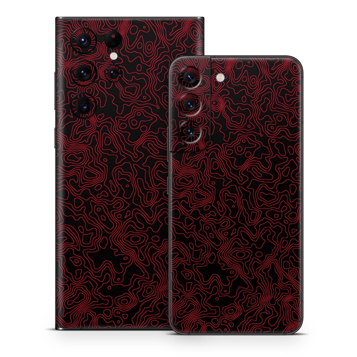 Samsung Galaxy S22 Series Skin design of Pink, Art, Motif, Magenta, Font, Pattern, Symmetry, Rectangle, Circle, Electric blue, with black, red colors