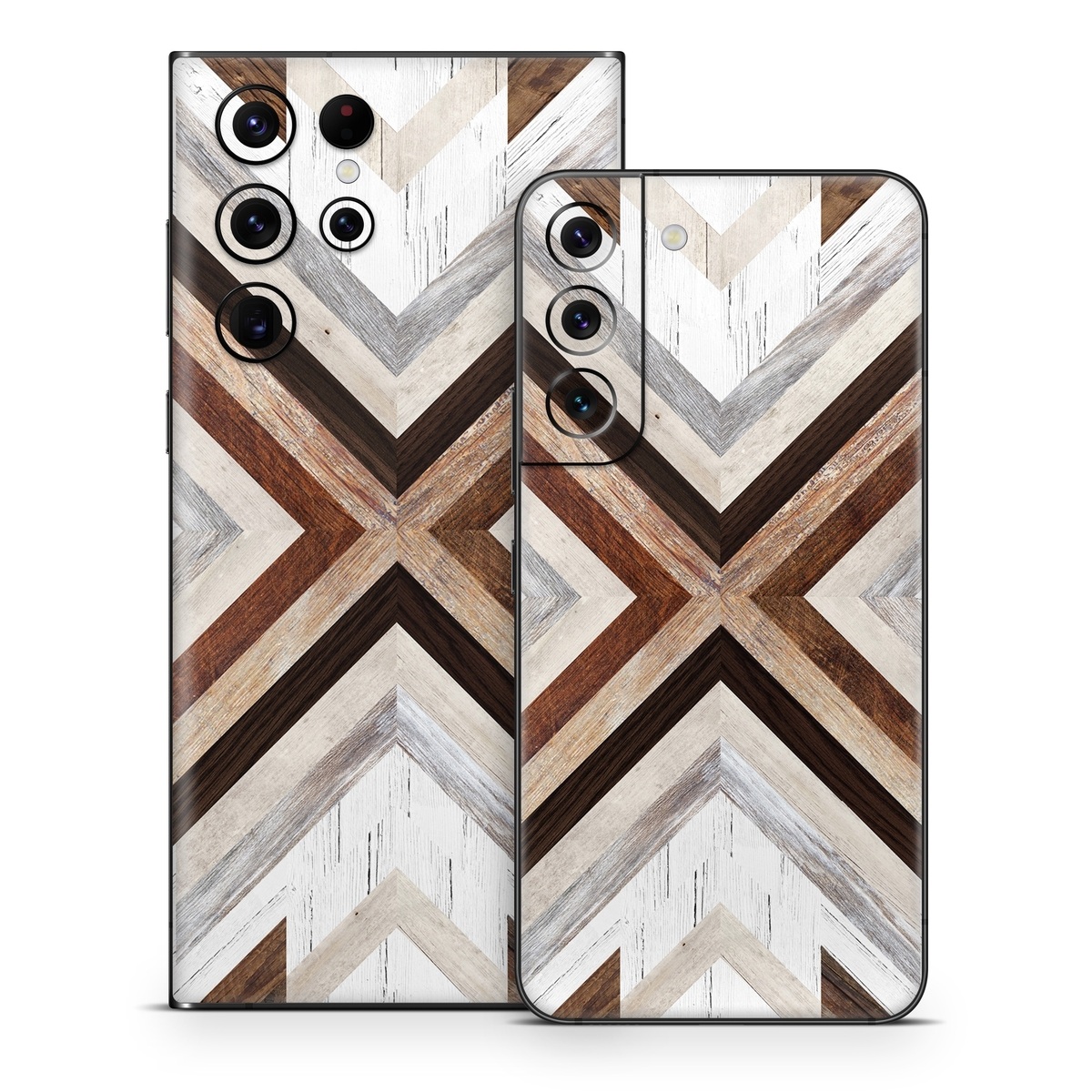 Samsung Galaxy S22 Series Skin design of Architecture, Line, Pattern, Brown, Symmetry, Wood, Design, Building, Facade, Material property, with white, brown, gray colors