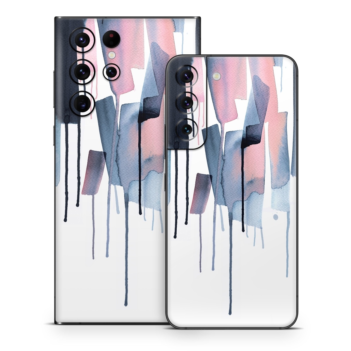 Samsung Galaxy S22 Series Skin design of Gesture, Snow, Art, Freezing, Material property, Font, Fashion design, Sportswear, Electric blue, Magenta, with white, blue, pink, black colors