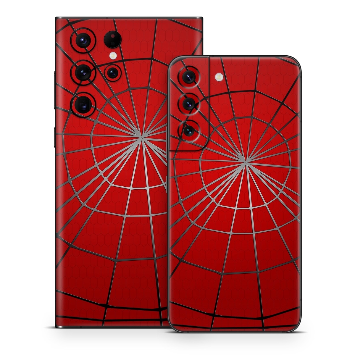 Samsung Galaxy S22 Series Skin design of Red, Symmetry, Circle, Pattern, Line, with red, black, gray colors