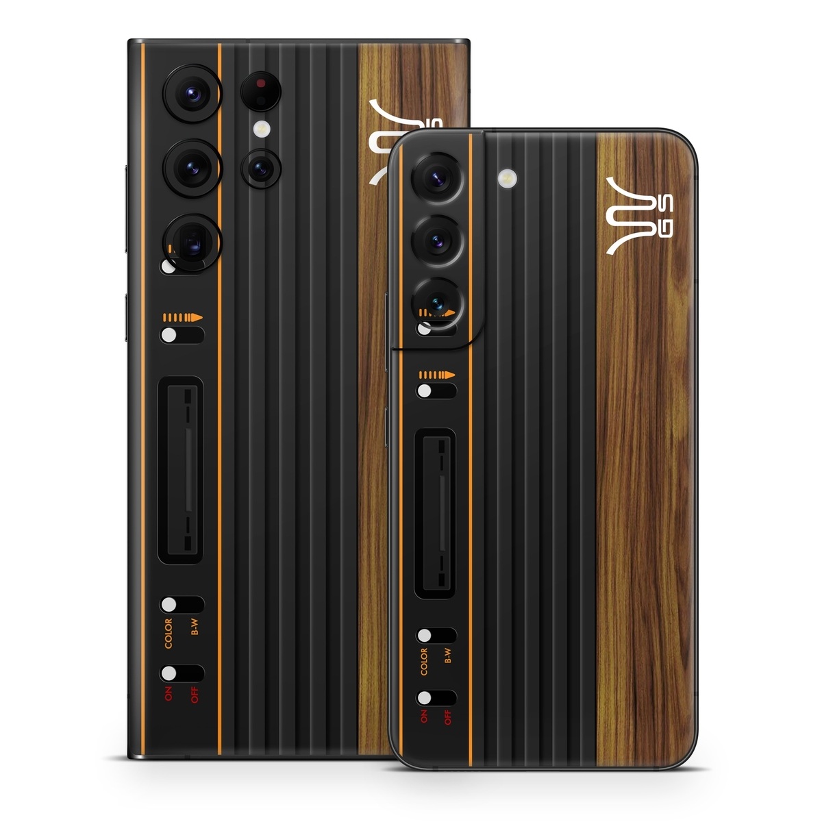 Samsung Galaxy S22 Series Skin design of Guitar amplifier, Technology, Electronic instrument, with black, red colors