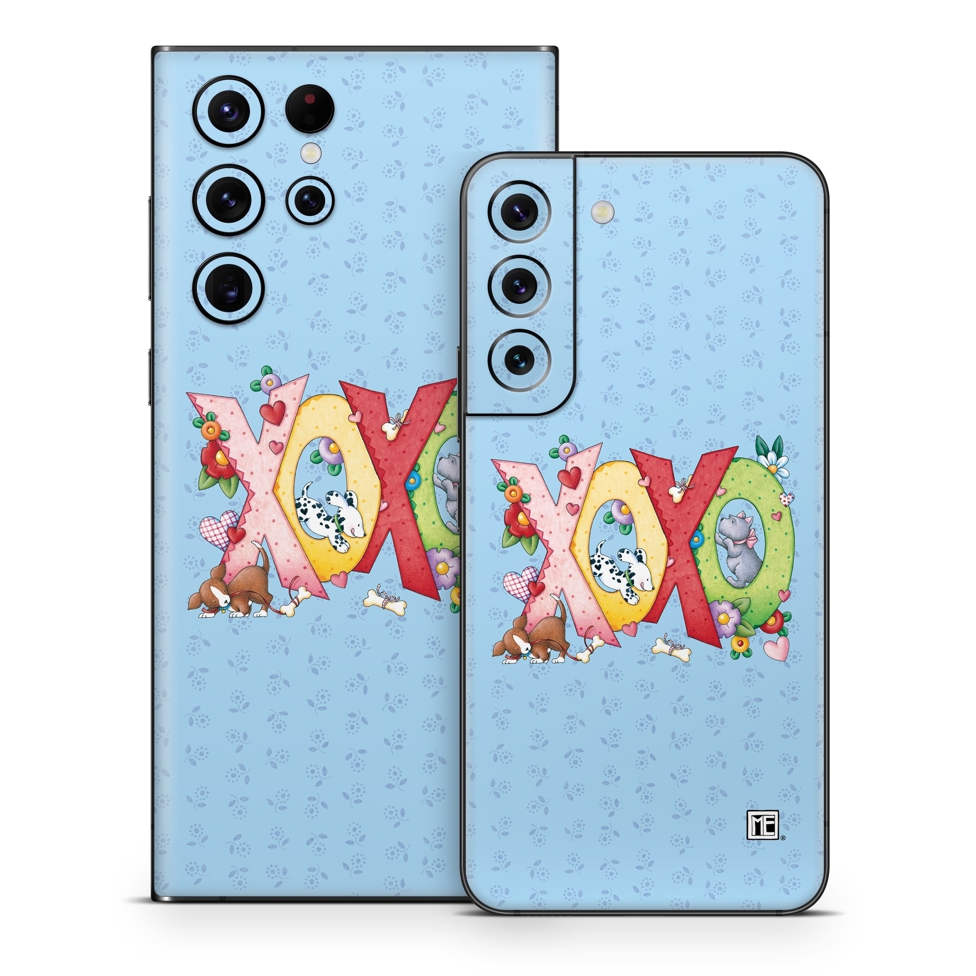 Samsung Galaxy S22 Series Skin design of Rectangle, Font, Creative arts, Art, Pattern, Happy, Illustration, Circle, Graphics, Visual arts, with blue, pink, yellow, red, green, orange, brown, white, black colors