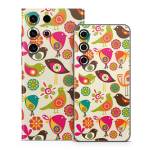Bird Flowers Samsung Galaxy S23 Series Skin