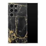 Black Gold Marble Samsung Galaxy S23 Series Skin
