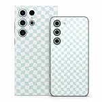 Checker Light Blue Samsung Galaxy S23 Series Skin