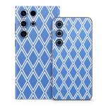 Blue Checks Samsung Galaxy S23 Series Skin