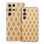 Orange Checks Samsung Galaxy S23 Series Skin