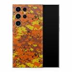 Digital Orange Camo Samsung Galaxy S23 Series Skin