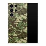Digital Woodland Camo Samsung Galaxy S23 Series Skin