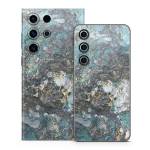 Gilded Glacier Marble Samsung Galaxy S23 Series Skin