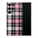 Pink Plaid Samsung Galaxy S23 Series Skin