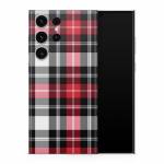 Red Plaid Samsung Galaxy S23 Series Skin