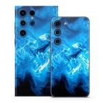 Blue Quantum Waves Samsung Galaxy S23 Series Skin
