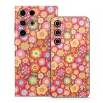 Flowers Squished Samsung Galaxy S23 Series Skin