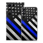 Thin Blue Line Hero Samsung Galaxy S23 Series Skin