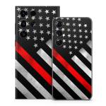Thin Red Line Hero Samsung Galaxy S23 Series Skin
