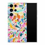 Watercolor Colorful Brushstrokes Samsung Galaxy S23 Series Skin