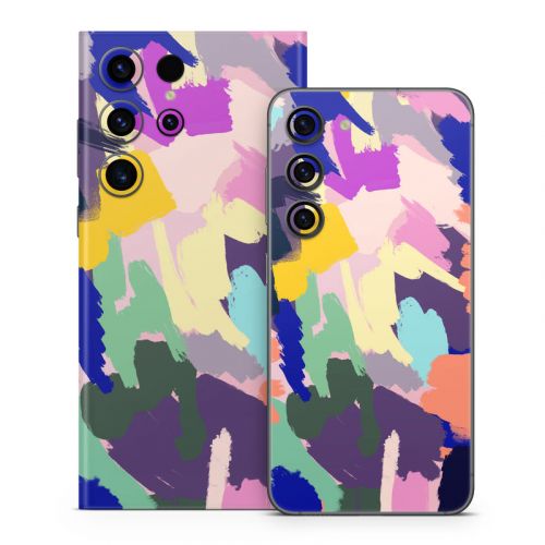 Abstract Scratches Samsung Galaxy S23 Series Skin