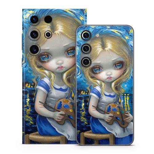 Alice in a Van Gogh Samsung Galaxy S23 Series Skin