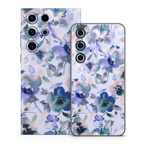 Aquatic Artistic Flowers Samsung Galaxy S23 Series Skin
