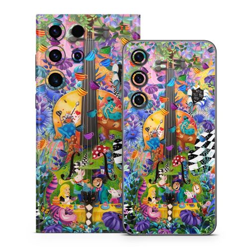 Alice's Wonderland Tea Party Samsung Galaxy S23 Series Skin