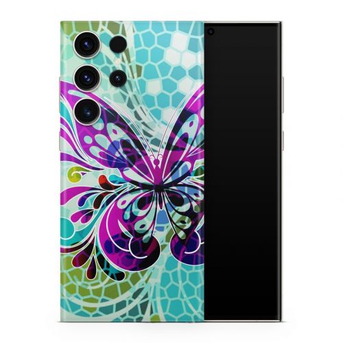 Butterfly Glass Samsung Galaxy S23 Series Skin
