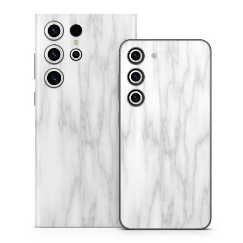 Bianco Marble Samsung Galaxy S23 Series Skin