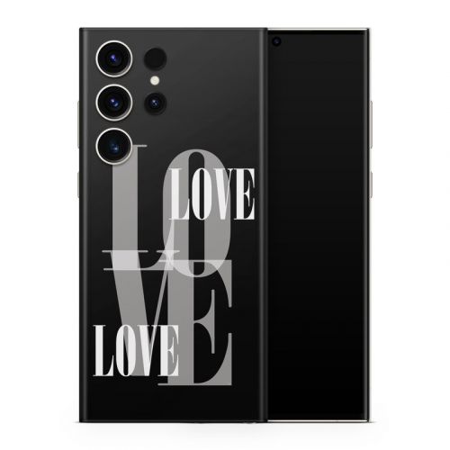 Black Love Samsung Galaxy S23 Series Skin
