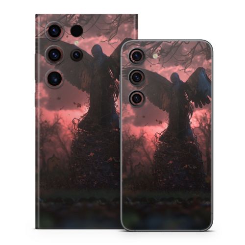Black Angel Samsung Galaxy S23 Series Skin