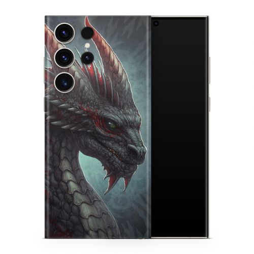 Black Dragon Samsung Galaxy S23 Series Skin