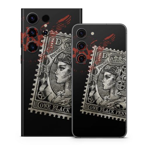 Black Penny Samsung Galaxy S23 Series Skin