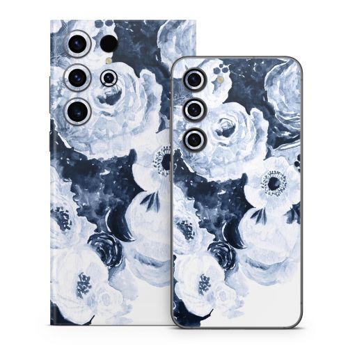 Blue Blooms Samsung Galaxy S23 Series Skin