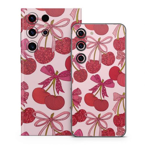 Cherry with Bows Samsung Galaxy S23 Series Skin
