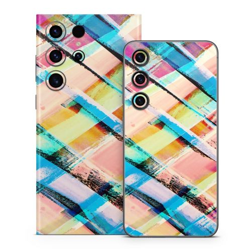 Check Stripe Samsung Galaxy S23 Series Skin