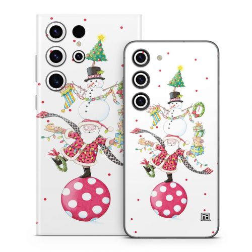 Christmas Circus Samsung Galaxy S23 Series Skin