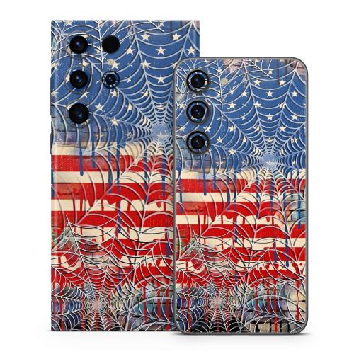 Cobweb Flag Samsung Galaxy S23 Series Skin