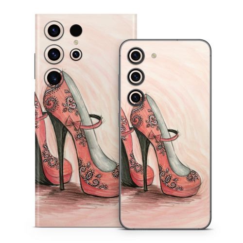 Coral Shoes Samsung Galaxy S23 Series Skin