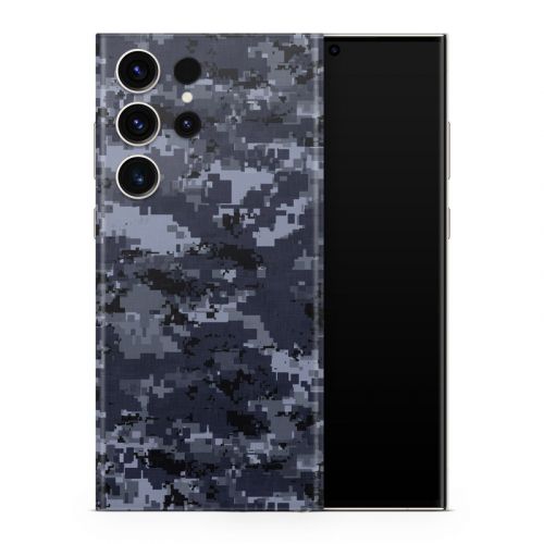 Digital Navy Camo Samsung Galaxy S23 Series Skin